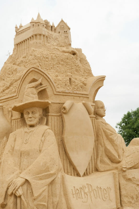 Harry Potter Scultura di Sabbia Festival Bulgaria Burgas