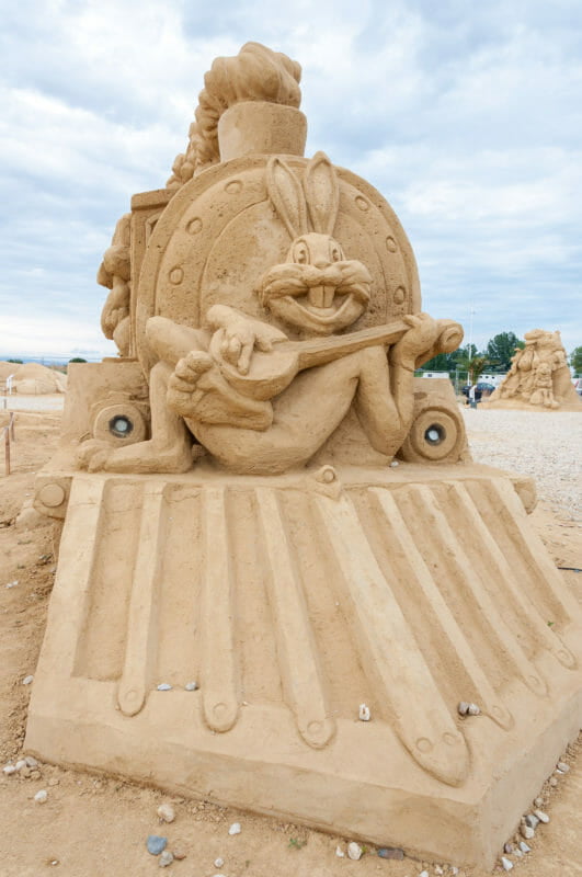 Scultura di Sabbia Bugs Bunny