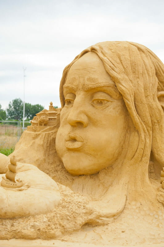 Gulliver Festival Sculture Sabbia Burgas Bulgaria