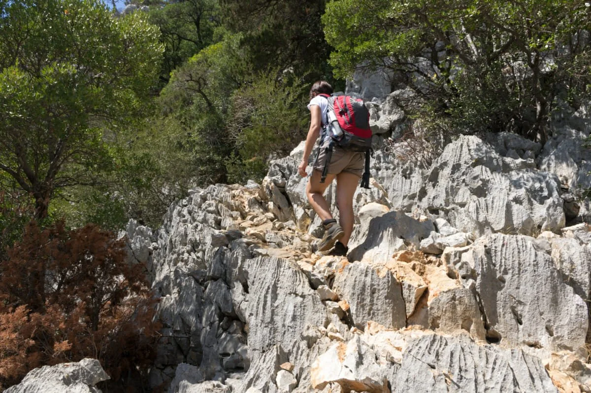 Trekkingweg nach Tiscali