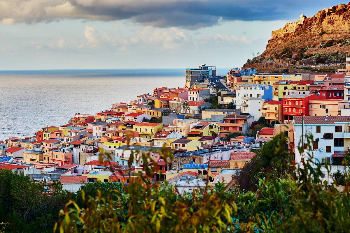 Castelsardo, ein Dorf im Norden Sardiniens