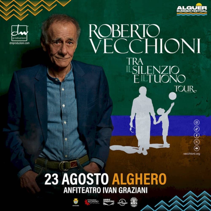 Roberto Vecchioni – Tra Il Silenzio E Il Tuono Tour – Alguer Summer Festival